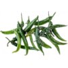 Green chili peppers