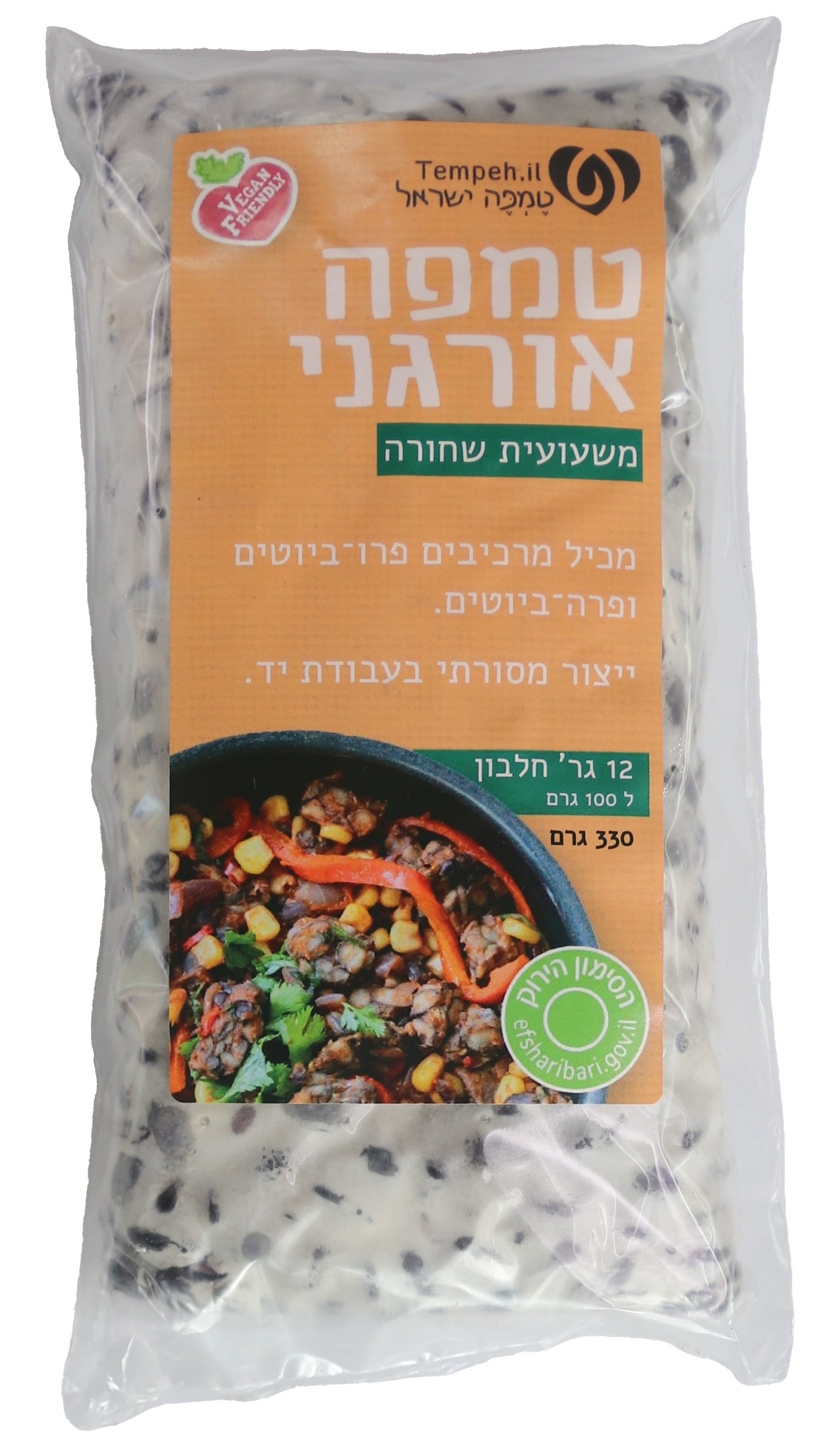טמפה שעועית שחורה 