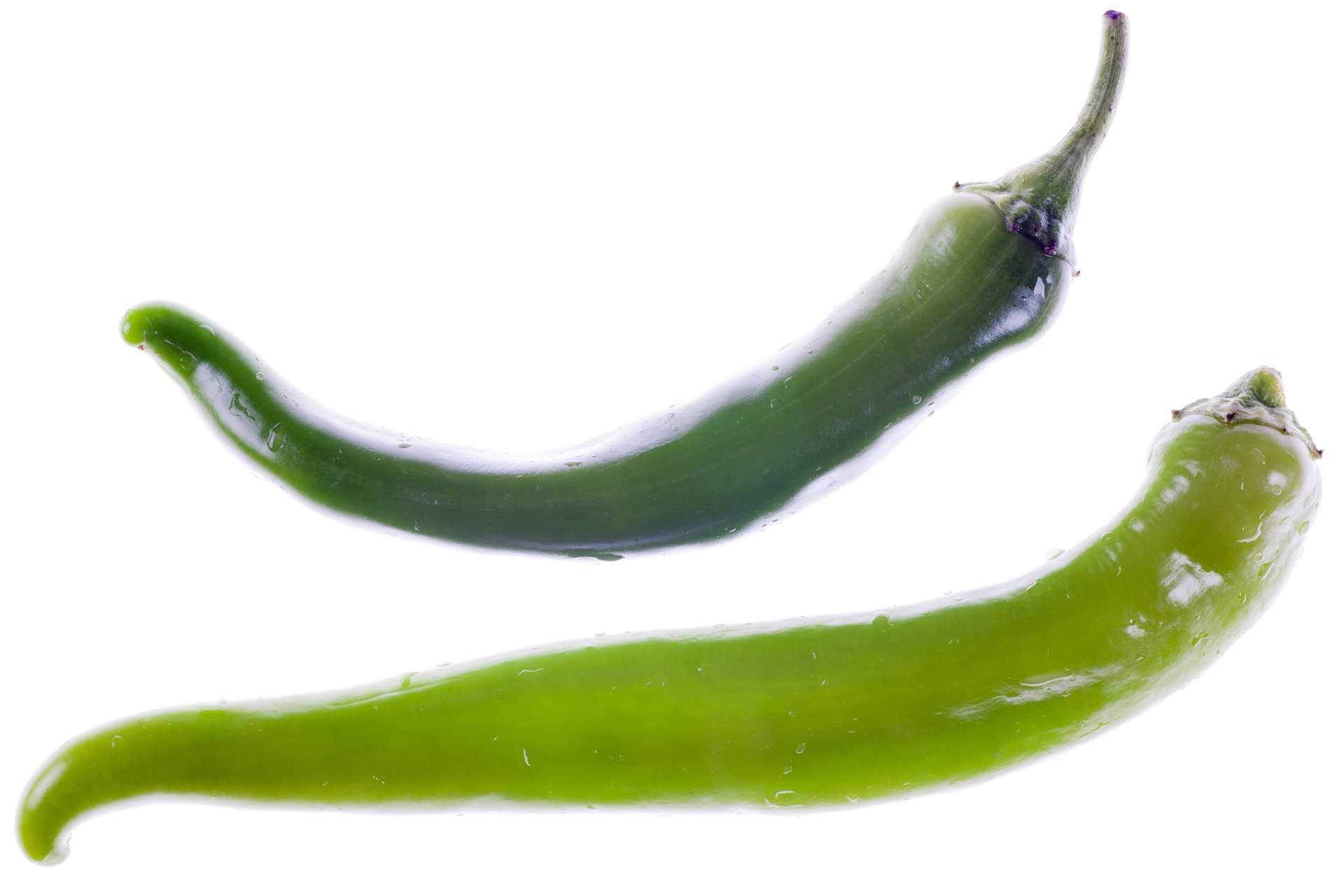 Spicy green peppers