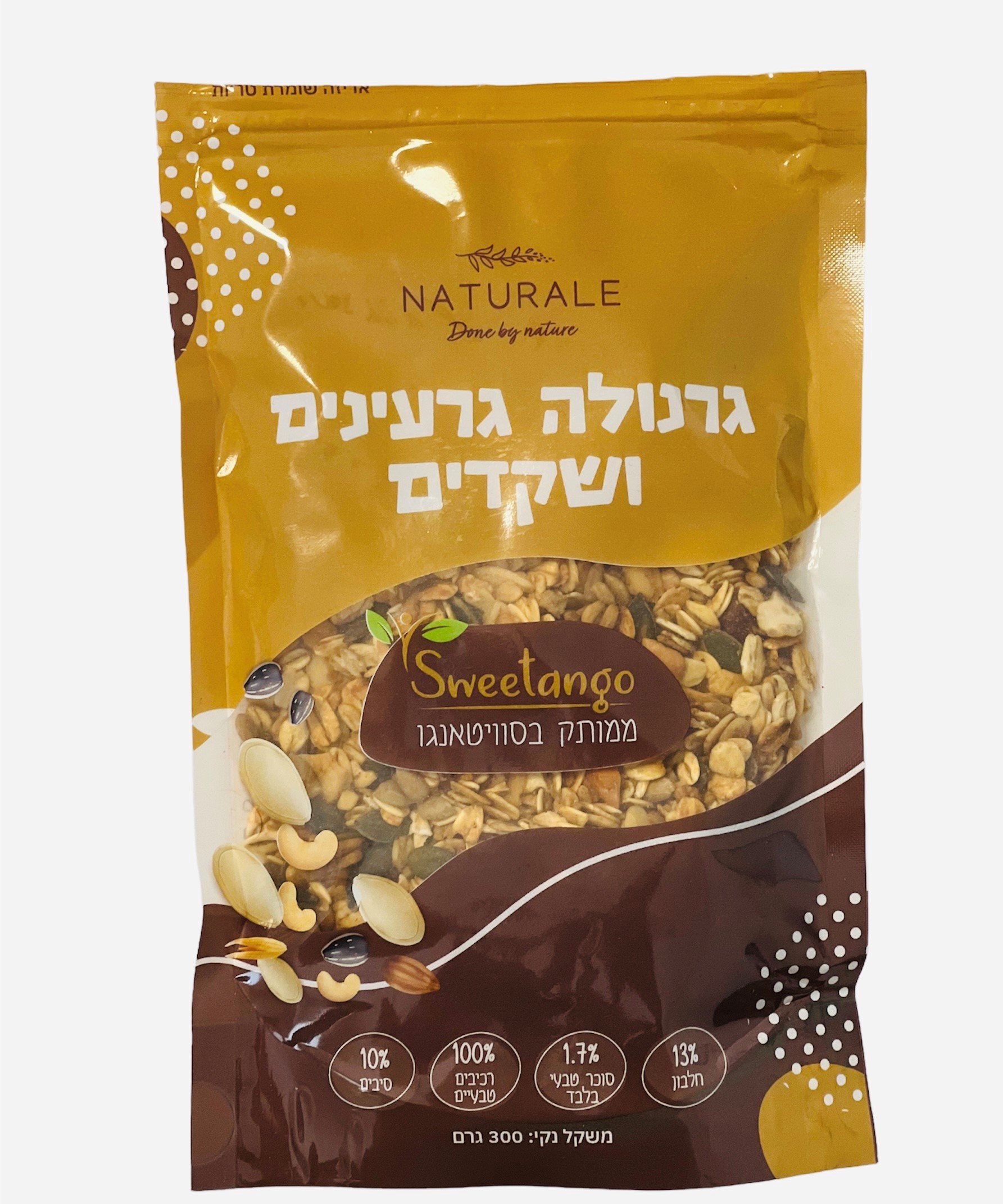 Granola with chocolate and nuts