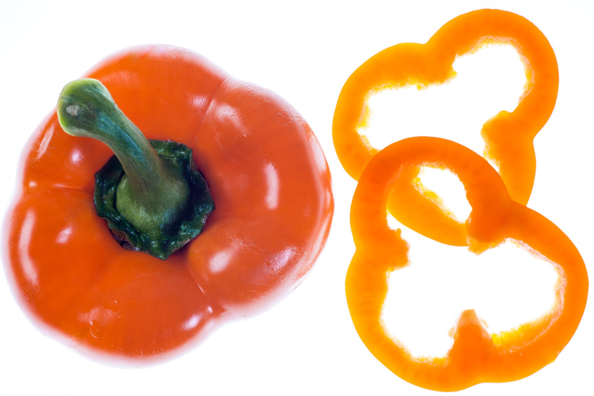 Orange bell pepper