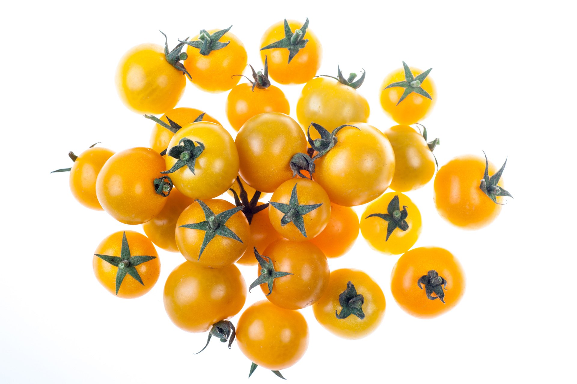 Orange cherry tomatoes