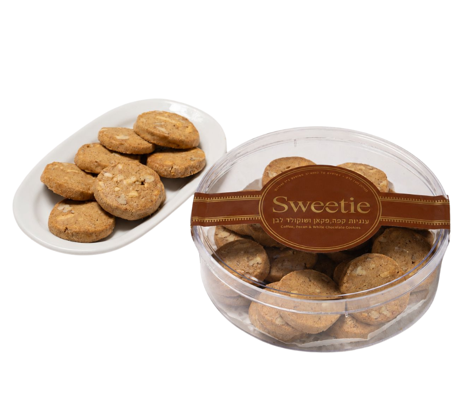 Coffee, White Chocolate & Pecan Cookies - Greco