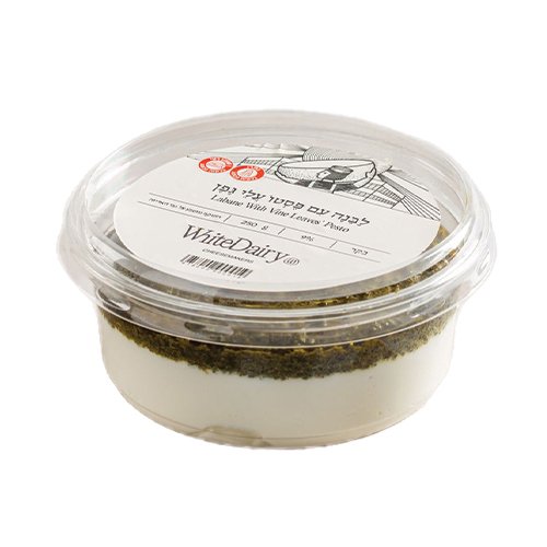 Labane with vine leaves pesto - White Dairy