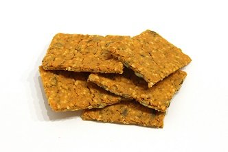 Rice flower & lentils crackers