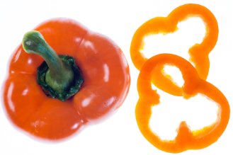 Orange bell pepper