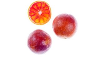 Blood red oranges