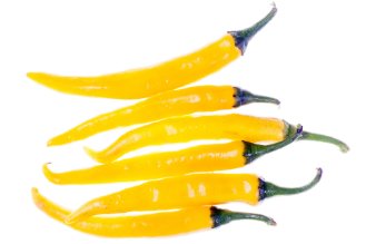Yellow chili peppers