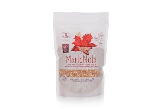 Maple-Nola - puffed quinoa with maple. apples and cinamon